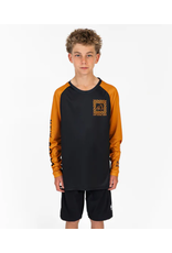 Huck The World Huck The World Warp Checkers Youth LS Jersey Blk/Gold