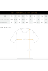 Huck The World Huck The World Warp Checkers Youth LS Jersey Blk/Gold
