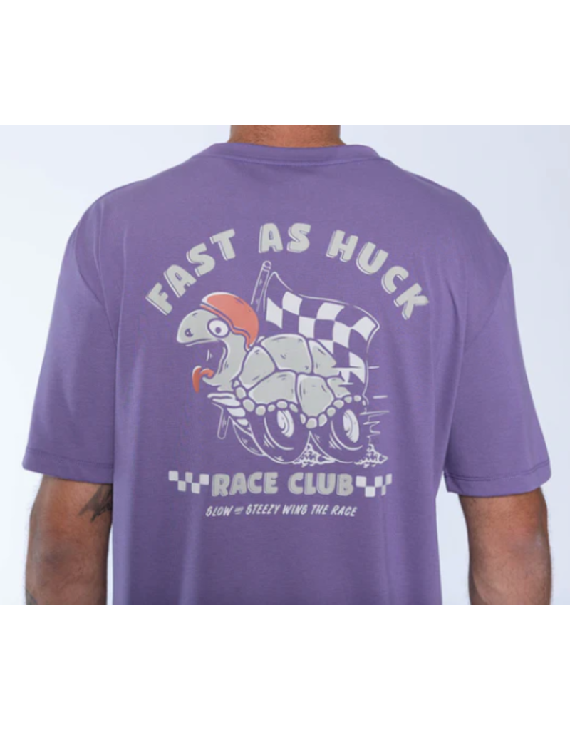 Huck The World Huck The World Tortoise Tech Tee Purple