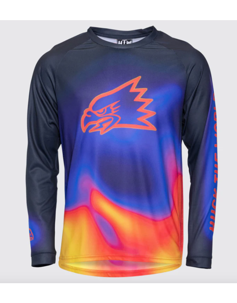 Huck The World Huck The World Heat Map LS Jersey