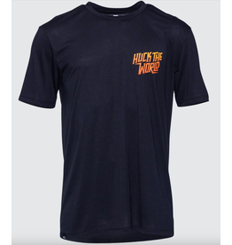 Huck The World Huck The World Grad Eagle Tech Tee Black