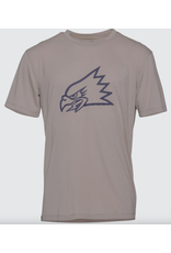 Huck The World Huck The World Eagle Head Tech Tee Bone