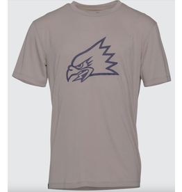Huck The World Huck The World Eagle Head Tech Tee Bone