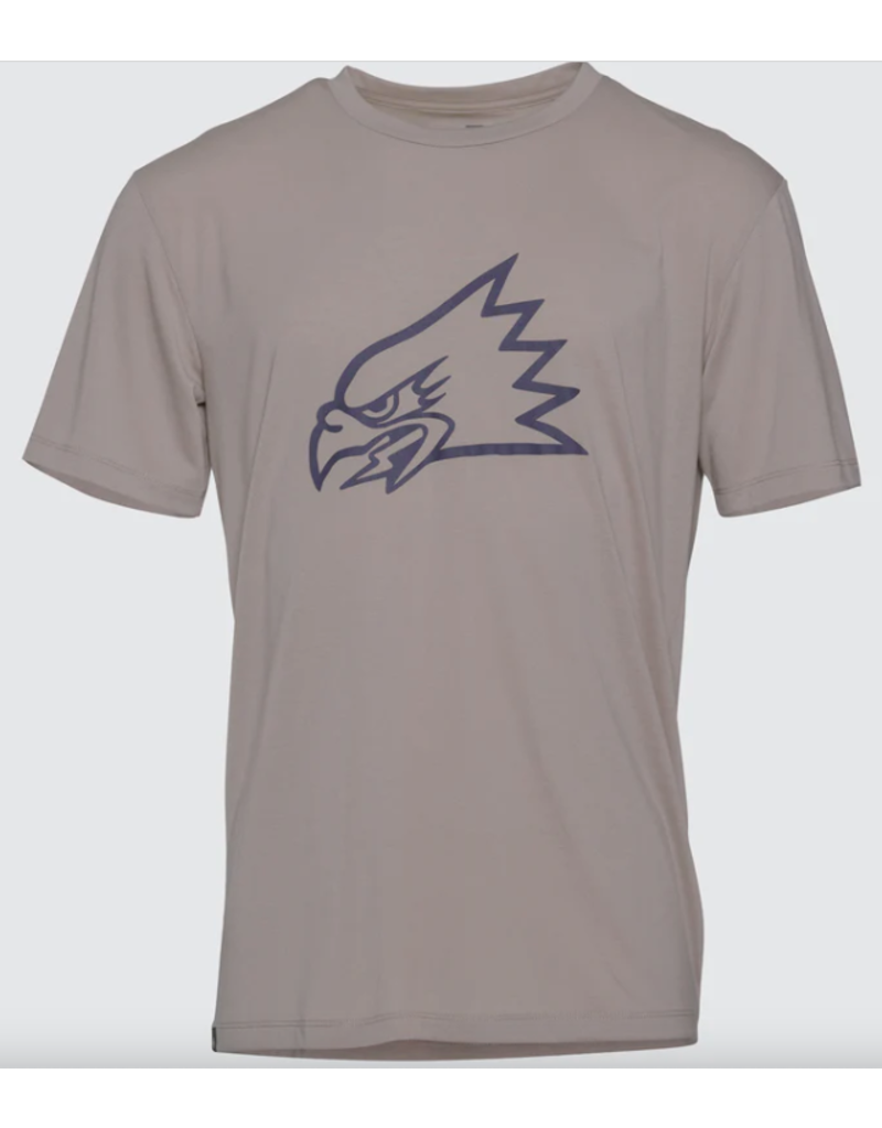 Huck The World Huck The World Eagle Head Tech Tee Bone