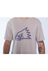 Huck The World Huck The World Eagle Head Tech Tee Bone