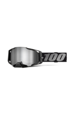 100% 100% Goggle Armega Black - Mirror Silver