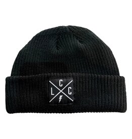 Local Cycle Co Local Cycle Co LCC Lightning Beanie Black