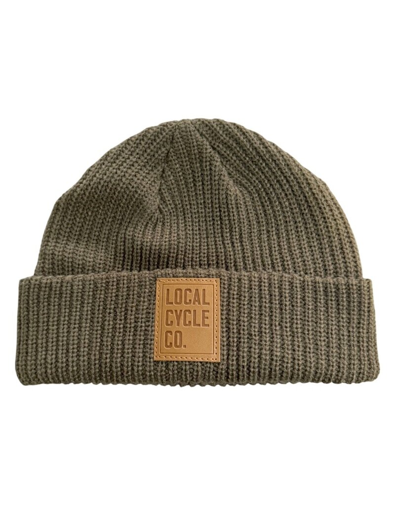 Local Cycle Co Local Cycle Co Leather Patch Beanie Walnut