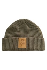 Local Cycle Co Local Cycle Co Leather Patch Beanie Walnut