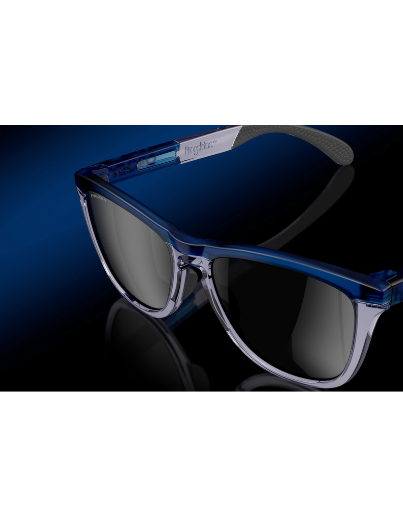 Oakley Oakley Sunglasses Frogskins Range Matte Trans Blue / Prizm Black Lens
