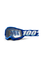 100% 100% Goggle Accuri 2 Enduro Blue (Clear Vented Dual Lens)