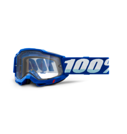 100% 100% Goggle Accuri 2 Enduro Blue (Clear Vented Dual Lens)