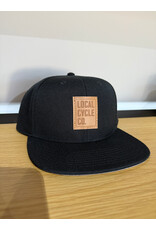 Local Cycle Co Local Cycle Co Leather Patch Snap Back Black