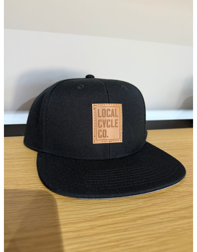 Local Cycle Co Local Cycle Co Leather Patch Snap Back Black