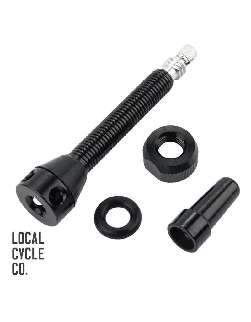 Local Cycle Co LCC Tubeless Valve Set Black