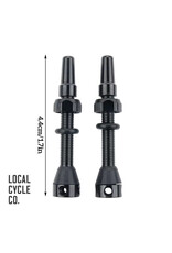 Local Cycle Co LCC Tubeless Valve Set Black