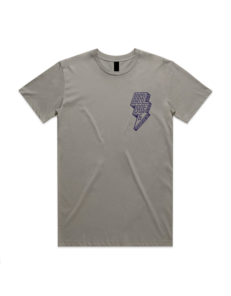 Local Cycle Co LCC 7th B'day Tee Taupe