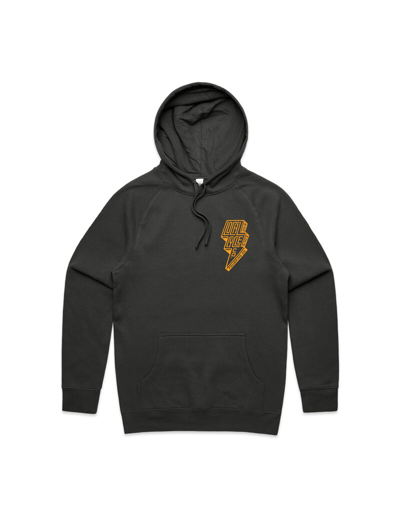 Local Cycle Co LCC 7th B'day Hoodie Washed Black