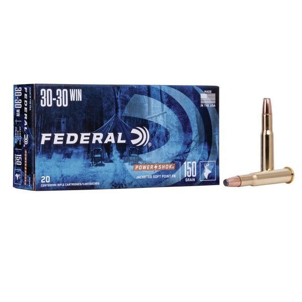FEDERAL 30-30 Win 150gr Power-Shok JSP 20ct