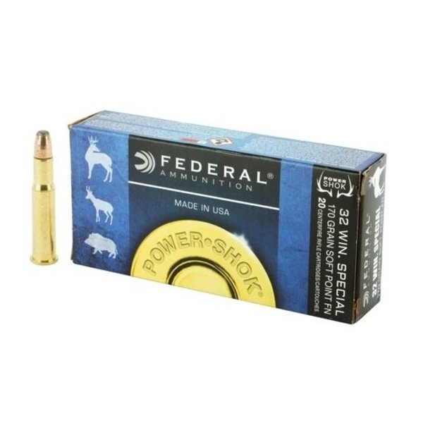 FEDERAL 32 WIN SPECIAL 170gr JSP POWER SHOK 20ct