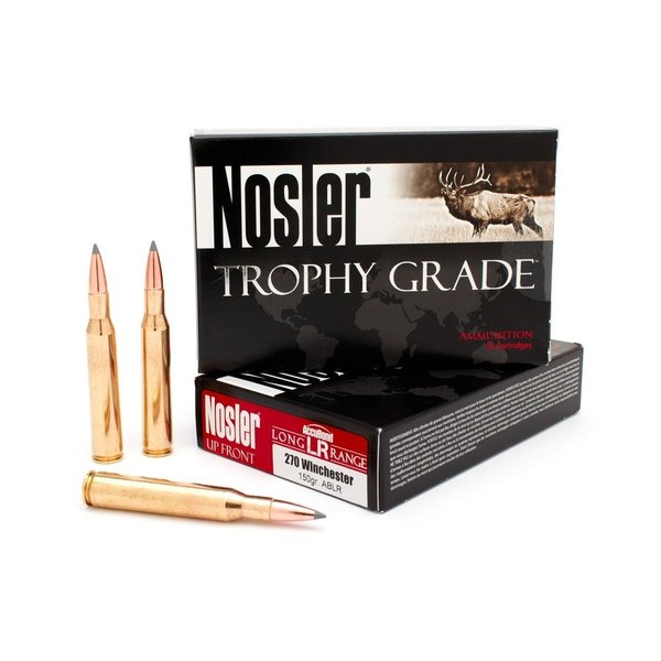 NOSLER 270 WIN 150gr ABLR TROPHY GRADE 20ct