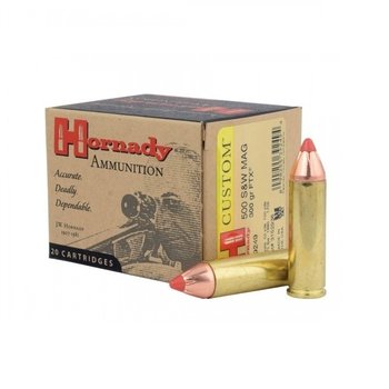 HORNADY 500 S&W 300gr FTX CUSTOM 20ct