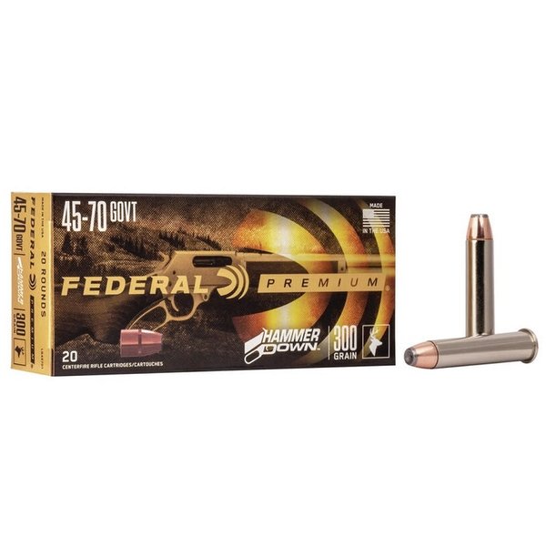 FEDERAL 45-70 GOVT 300gr HAMMER DOWN PREMIUM 20CT