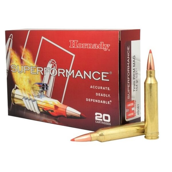 HORNADY 7mm REM MAG 154gr SST SUPERFORMANCE 20ct