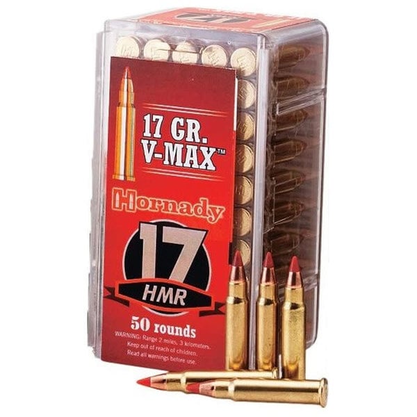 HORNADY 17 HMR 17gr V-MAX Varmint Express 50ct