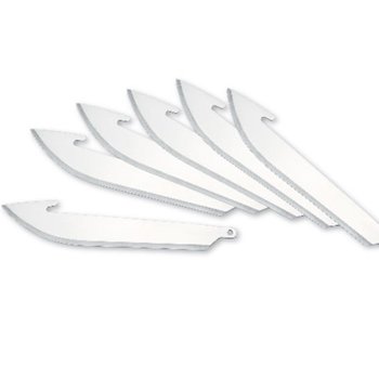 OUTDOOR EDGE 3.5" RAZOR SAFE SYSTEM DROP POINT REPLACEMENT BLADES - 6 PK