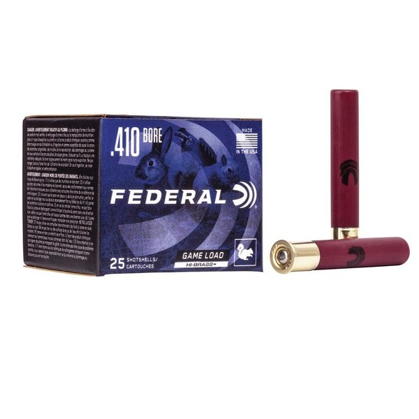 FEDERAL 410ga 3" 11/16oz #5 Shot Hi-Brasss Load 25ct