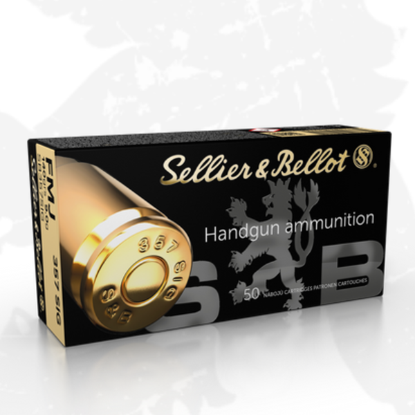 SELLIER & BELLOT 357 SIG 140GR FMJ 50CT