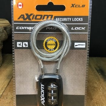 AXIOM COMBO CABLE LOCK 30CM