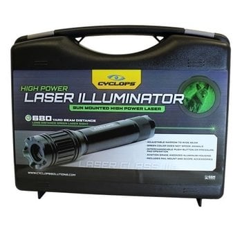 GSM OUTDOORS CYCLOPS-HIGH POWER LASER ILLUMINATOR GREEN