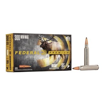 FEDERAL 300 Win Mag 165gr Nosler Partition Premium 20ct