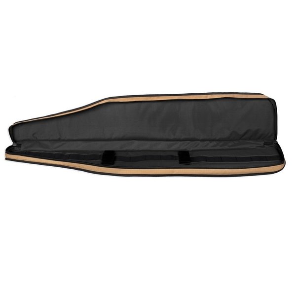 BULLDOG GUN CASE 55" DELUXE LR TAN W/BLK BD375