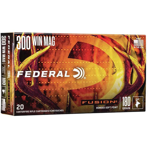 FEDERAL 300 Win Mag 180gr Fusion 20ct