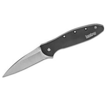 KERSHAW LEEK STONEWASH BLACK