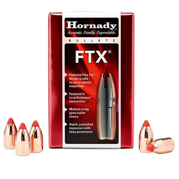 HORNADY BULLETS FTX RIFLE 100ct