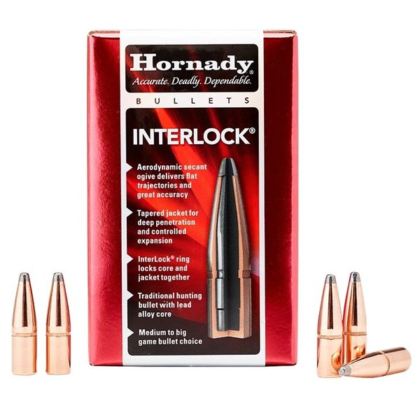HORNADY Bullets Interlock 100ct