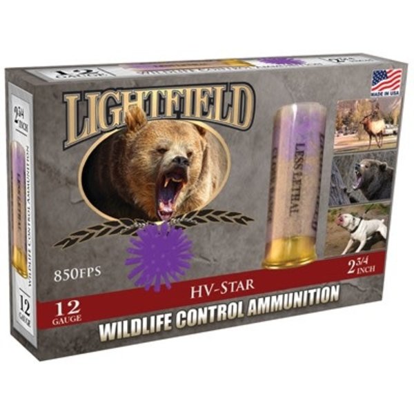 LIGHTFIELD WILDLIFE CONTROL 12GA HV STAR SLUG  2-3/4"
