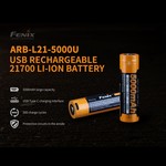 FENIX Battery 5000mAh USB Rechargable 21700
