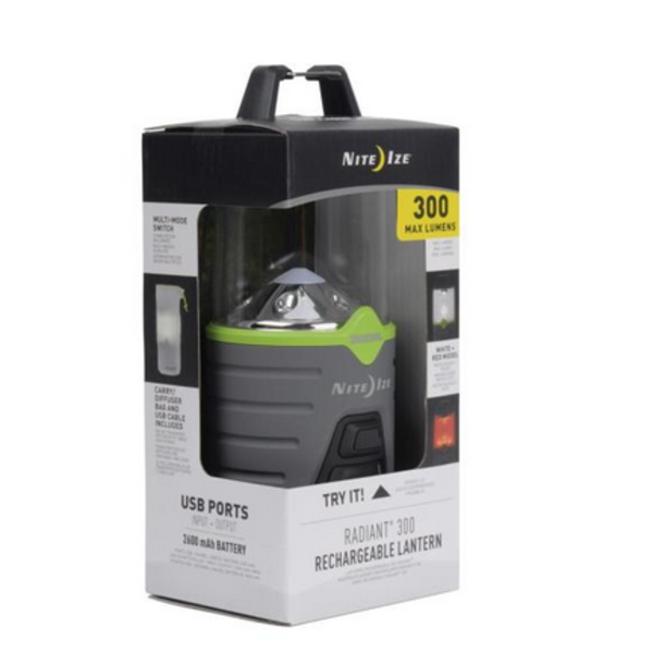 NITE IZE Radiant 300 Rechargeable Lantern