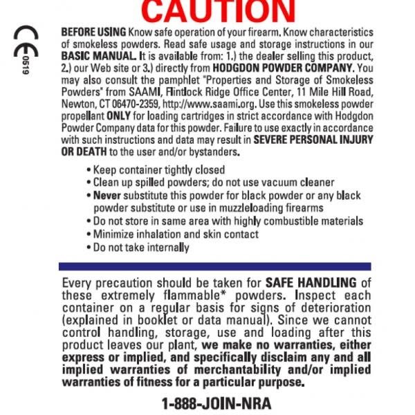 HODGDON 869 1lb Powder