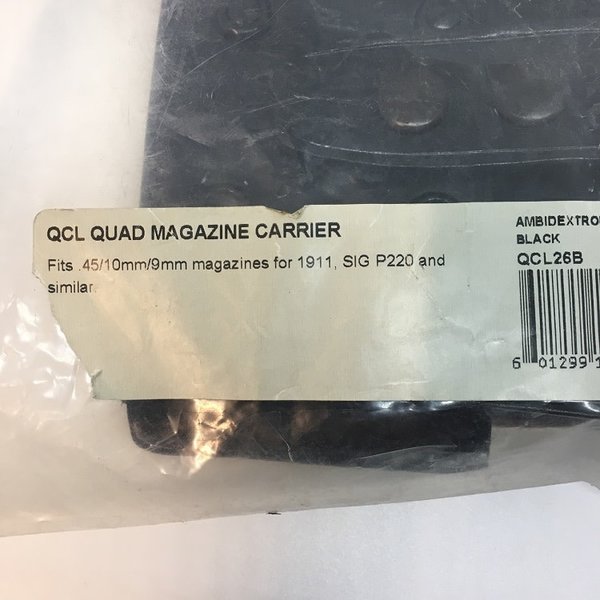 GALCO QCL QUAD MAG CARRIER 9MM-45ACP BLK