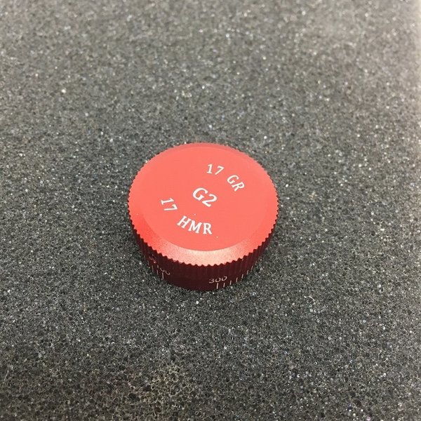 SCORPION RED HOT G2 TURRET CAP - 17 HMR