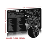 TEKMAT CZ75 BENCH GUN CLEANING MAT