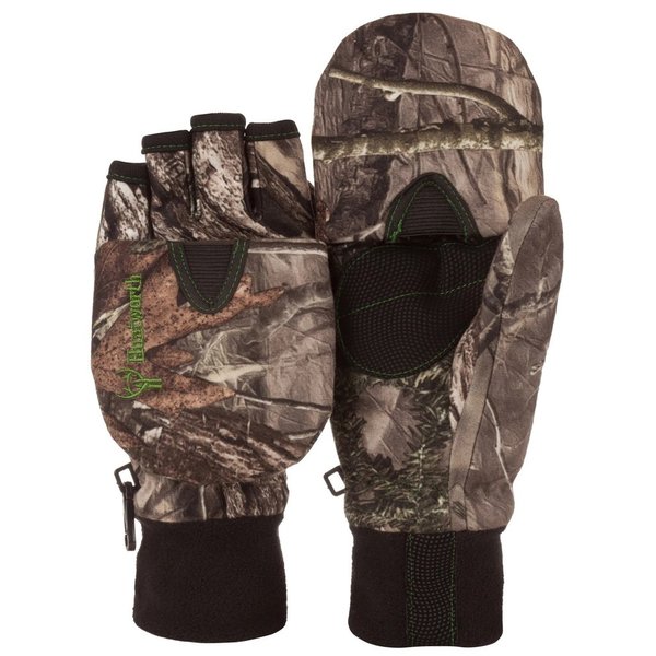 HUNTWORTH Youth Fingerless Glove/Pop Top Mitten Hidd'n Camo