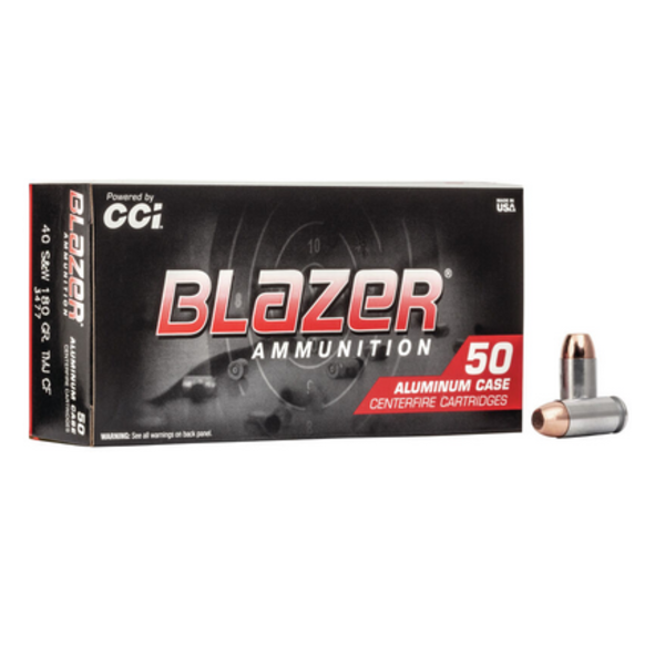 CCI 40 S&W 180gr Blazer TMJ CF 50ct
