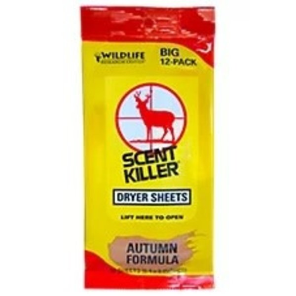 WILDLIFE RESEARCH Scent Killer Autumn Formula Dryer Sheets